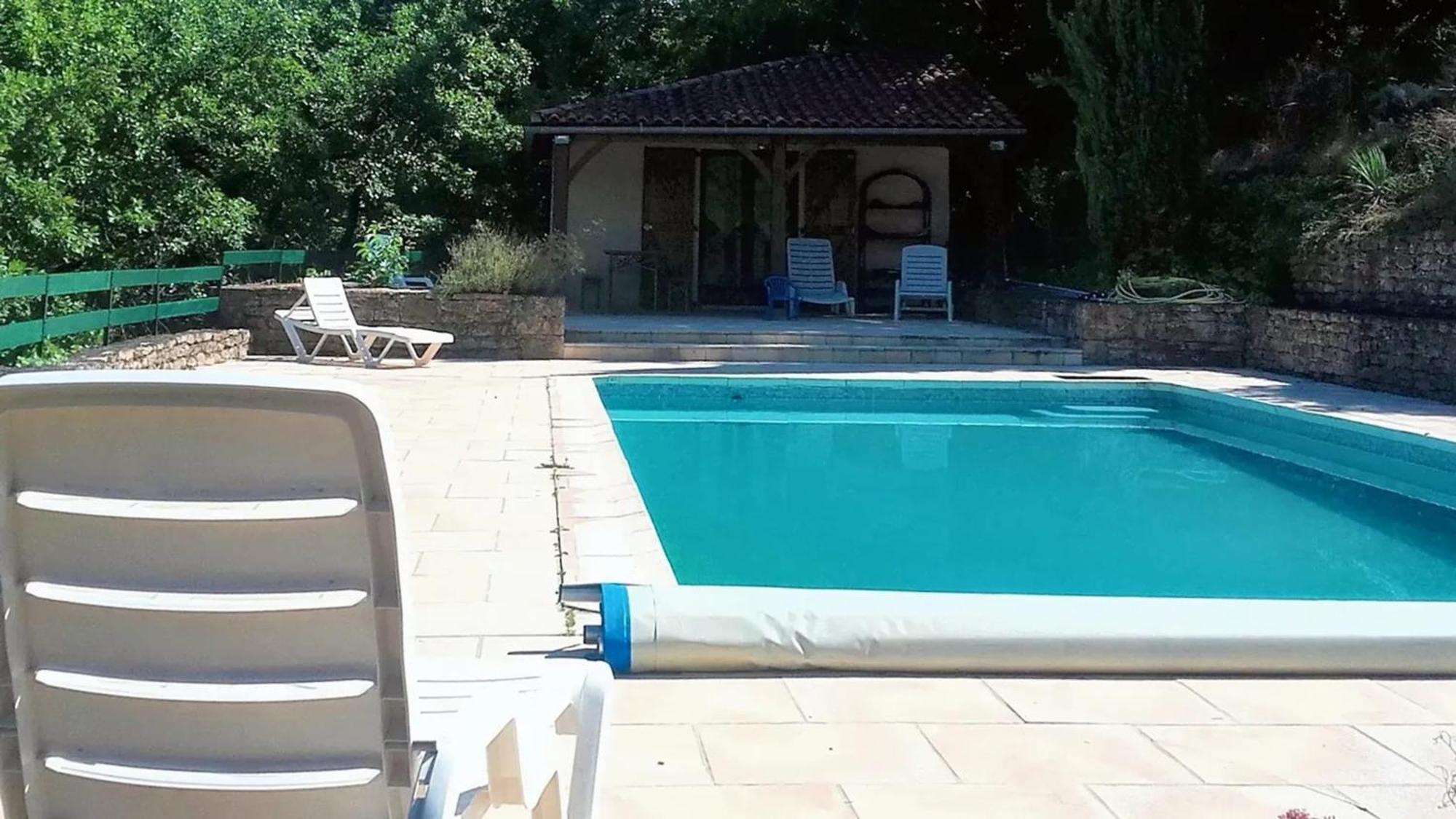 Villa Confortable A Milhars Avec Piscine Privee ภายนอก รูปภาพ